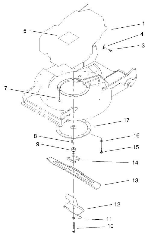 Engine and Blade Assembly