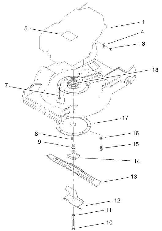 Engine and Blade Assembly