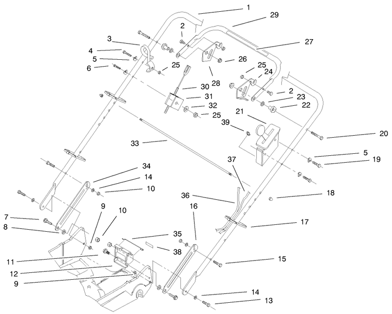 Handle and Controls Assembly