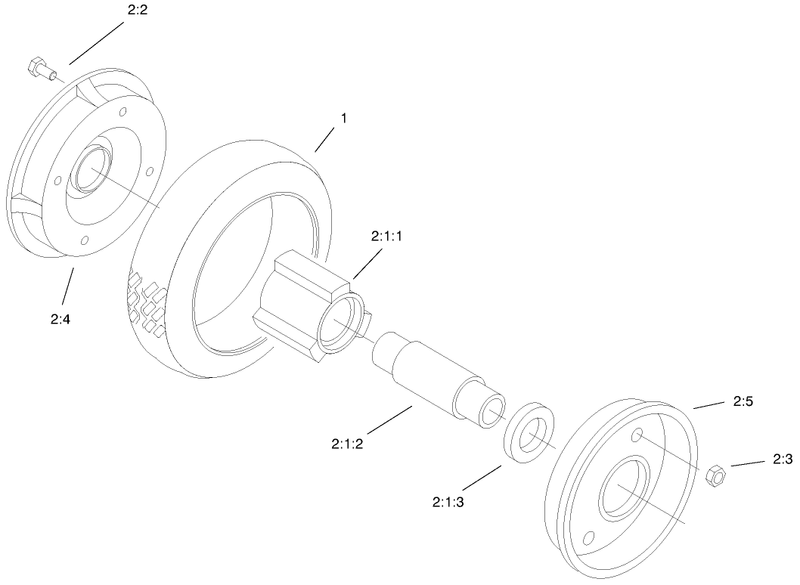 Rear Wheel and Tire Assembly