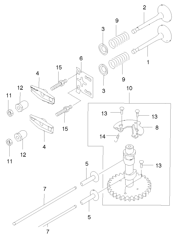 Valve And Camshaft Assembly