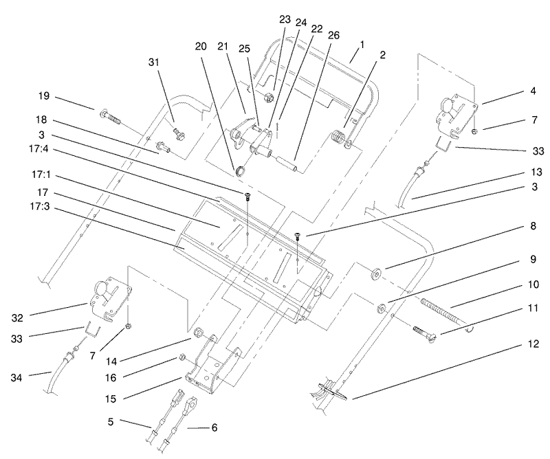 Controls Bails and Panel Assembly