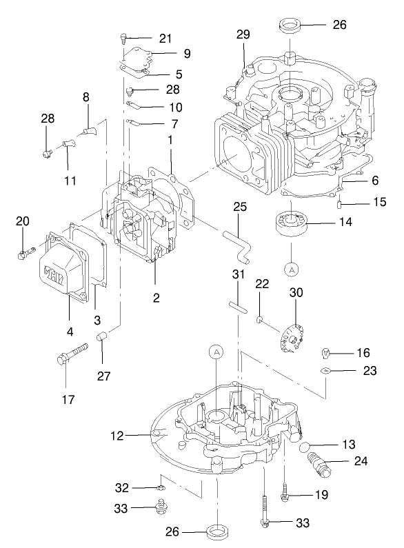 CylinderCrankcase Assembly