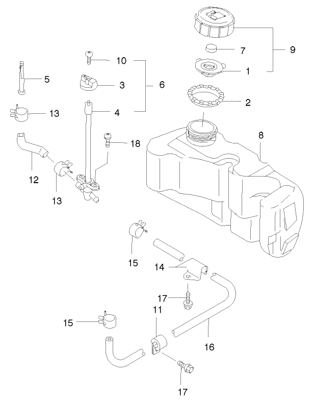Fuel Tank And Fuel Valve Assembly