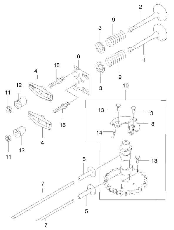 Valve And Camshaft Assembly
