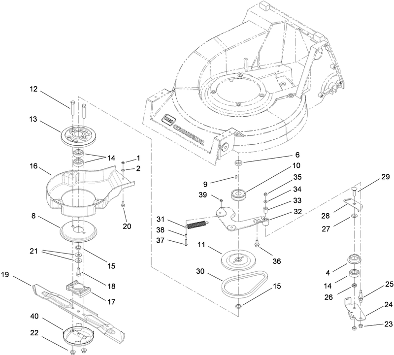 Blade Brake Clutch Assembly