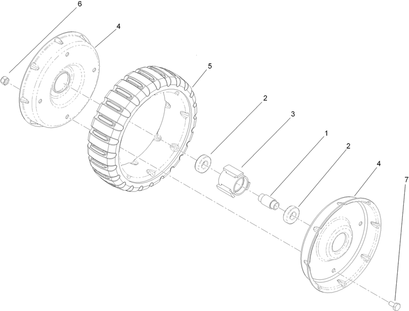 Wheel Assembly No 117 5252