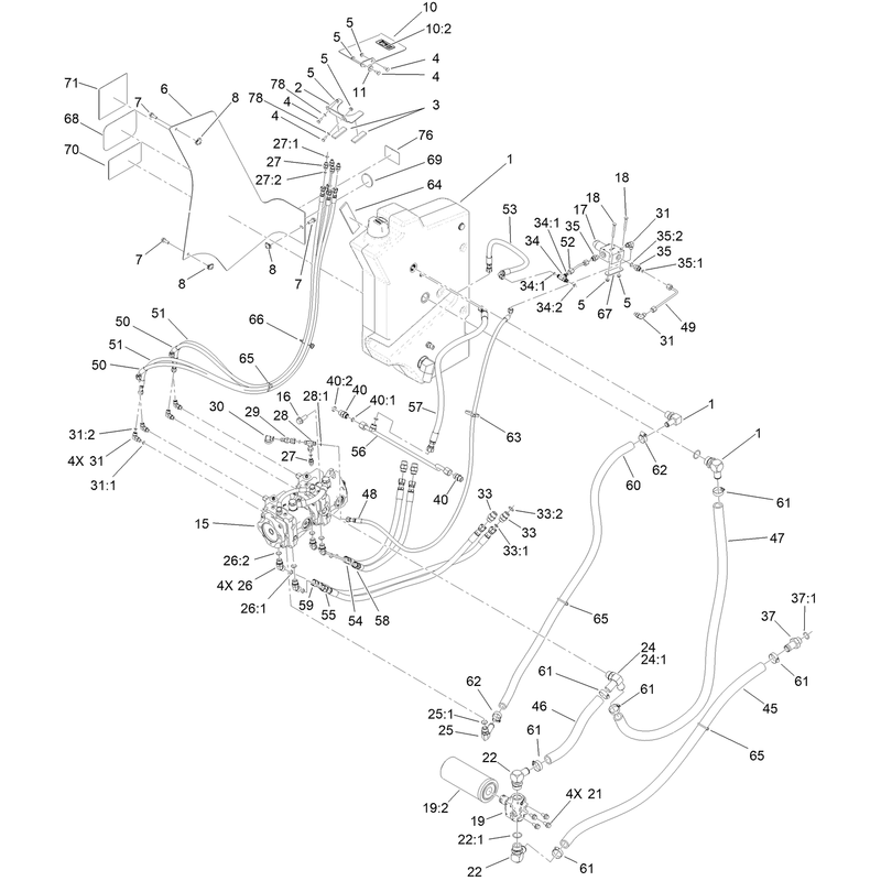 Traction Hydraulics Assembly