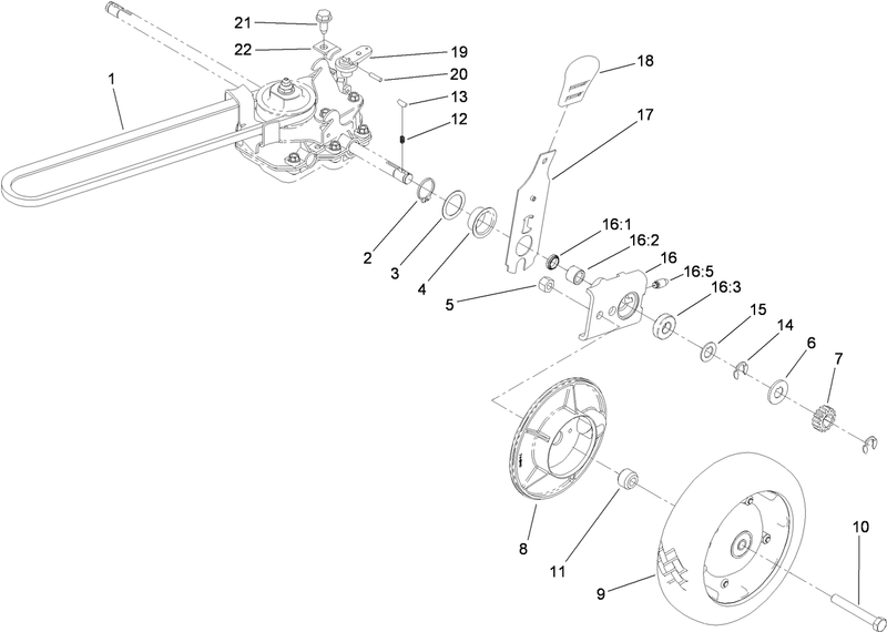 Gear Case and Axle Assembly