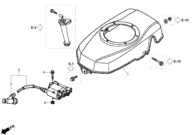 Fan Cover Assembly Honda GXV160UH2 T1AH