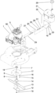 Engine and Blade Assembly