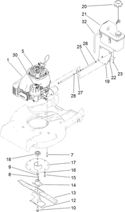 Engine and Blade Assembly