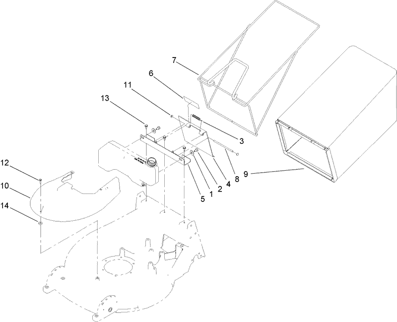 Bag and Door Assembly