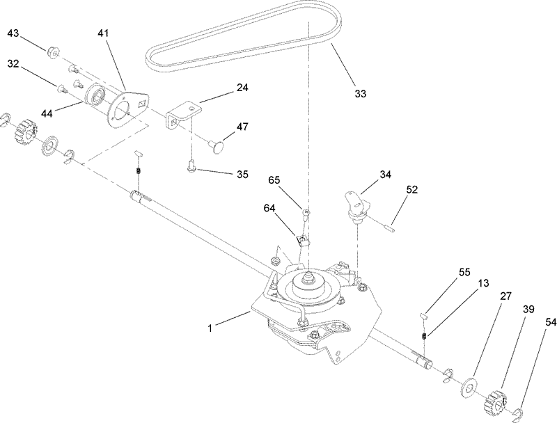 Gear Case and Pinion Assembly