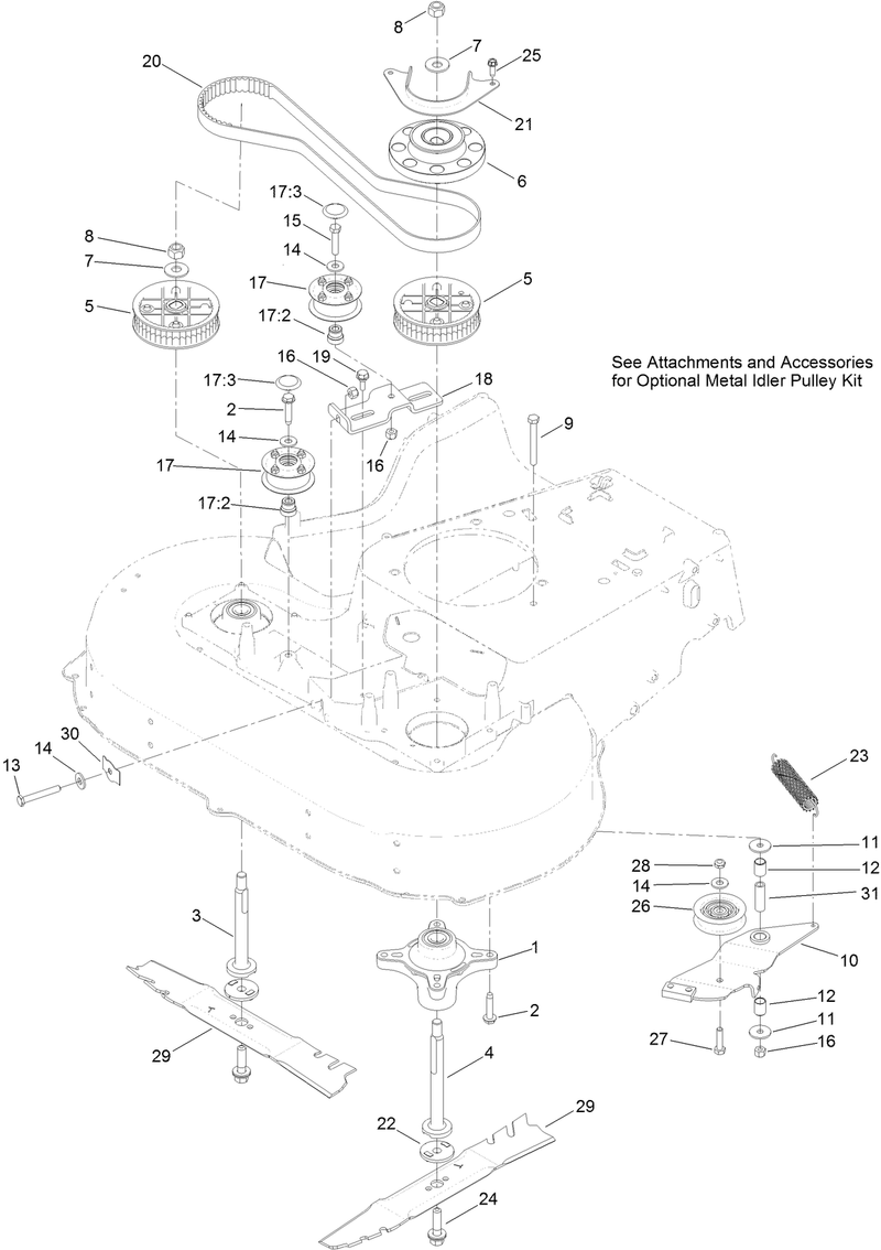 Spindle and Blade Assembly