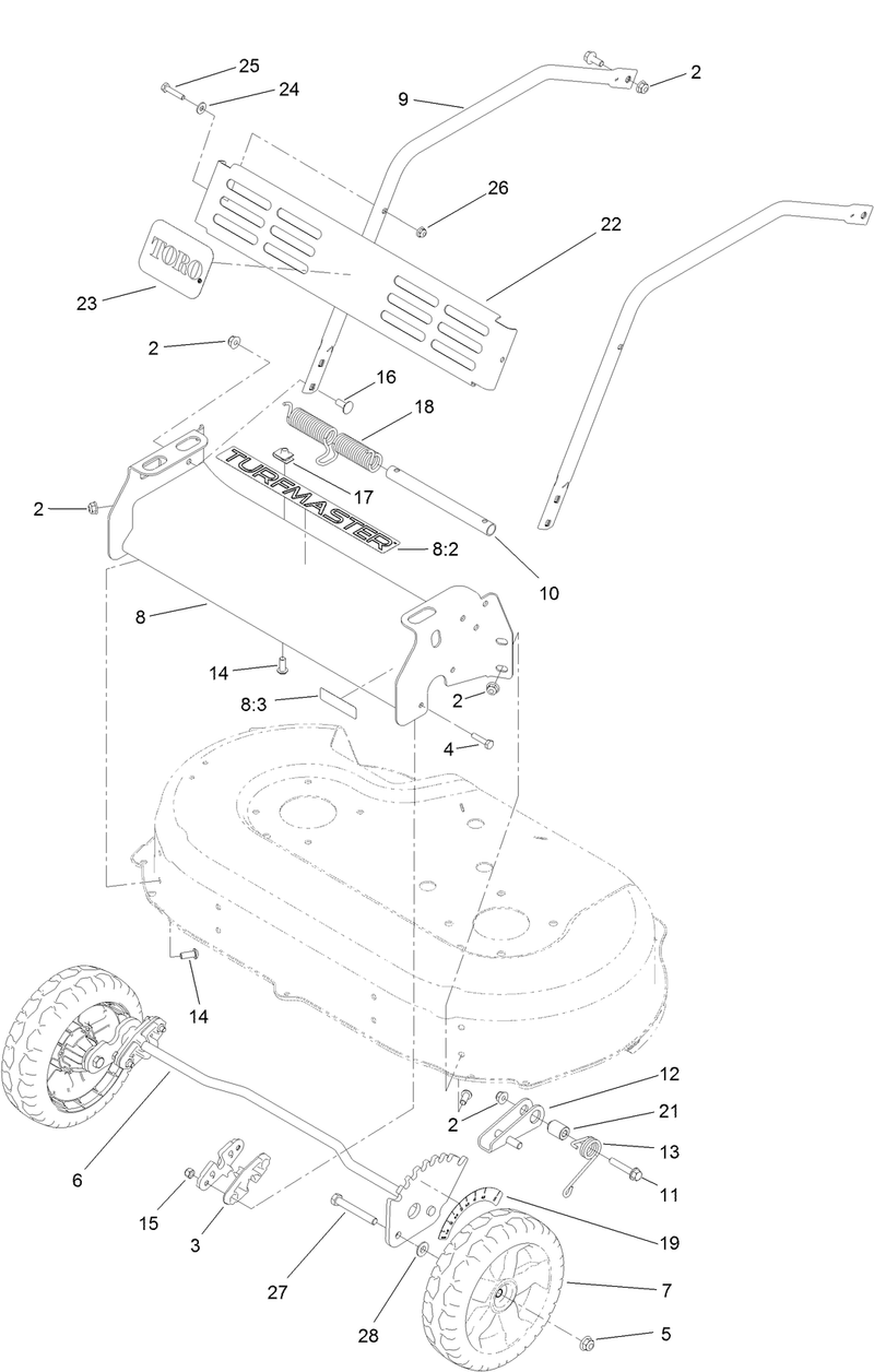 Front Bumper and Wheel Assembly