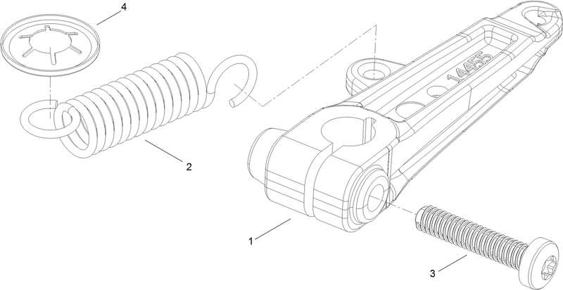 Transmission Assembly Clutch Lever Repair Assembly No 139 8974