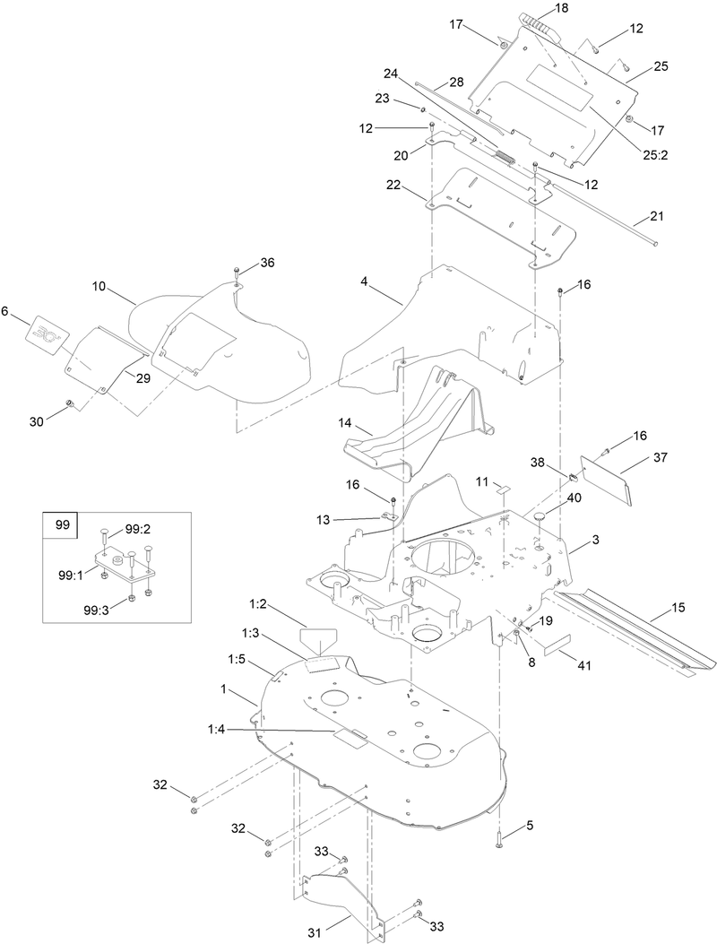 Deck and Bag Assembly