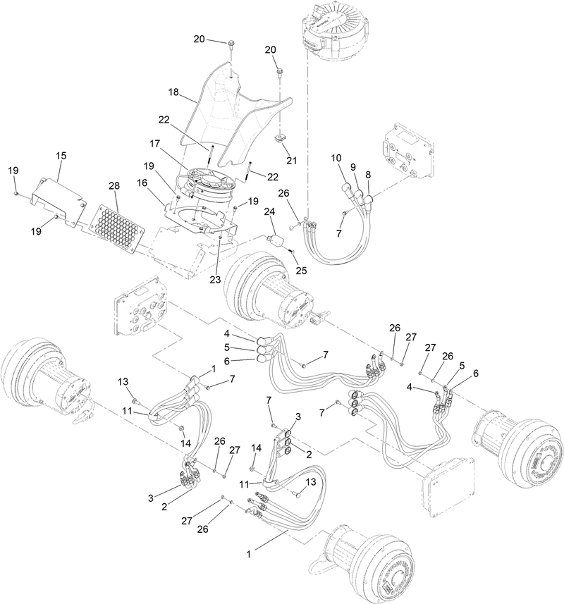 Drivetrain Electrical Connection Assembly