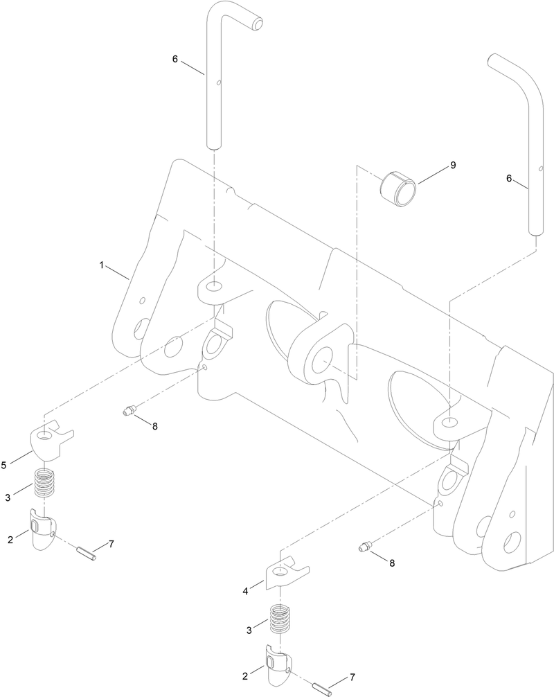 Quick Attach Assembly No 132 8418