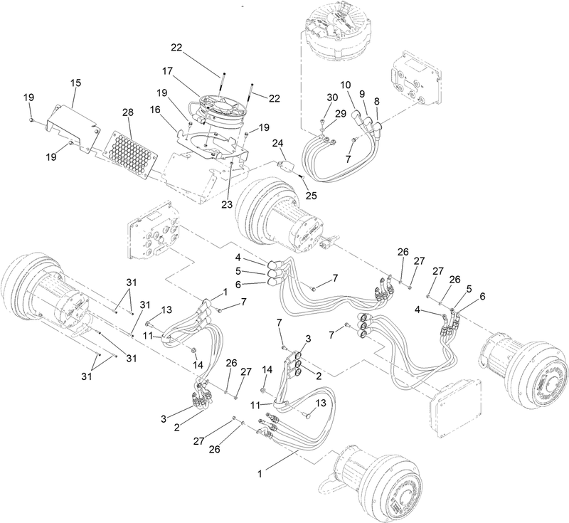 Drivetrain Electrical Connection Assembly