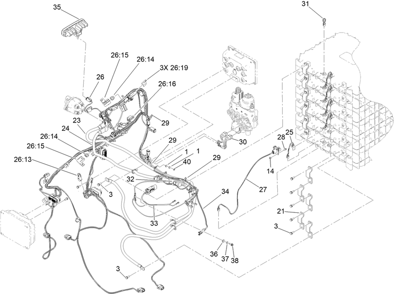 Main Wire Harness Assembly