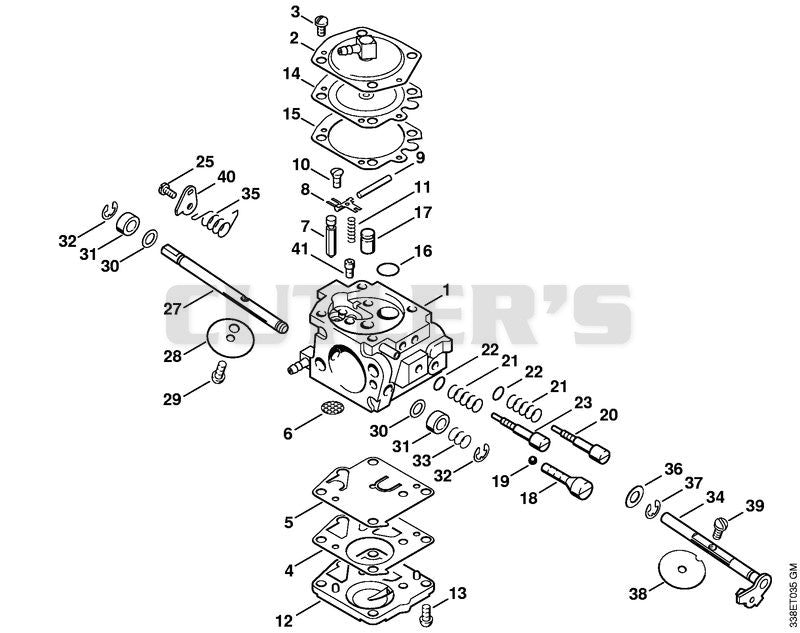Carburetor HS-301 Japan