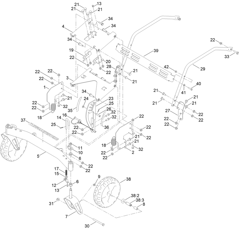Front Bumper and Wheel Assembly