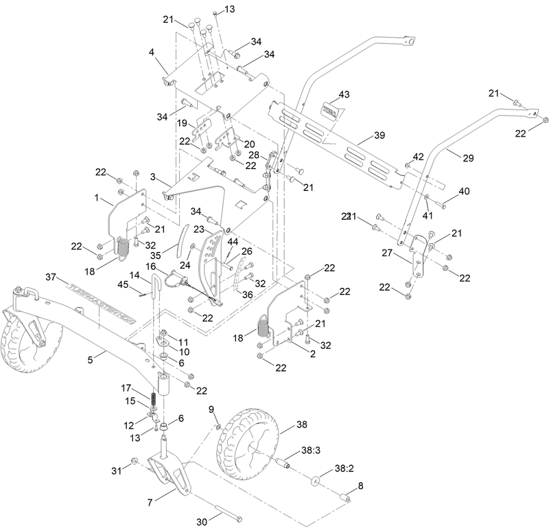 Front Bumper and Wheel Assembly