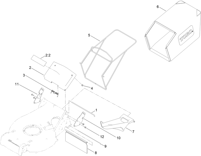 Grass Bag Assembly