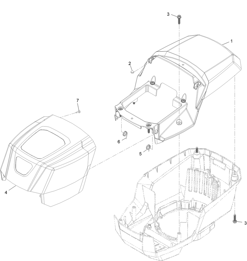 Motor Module Assembly No 140 4120 Upper Shroud Assembly