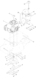 Engine and Blade Assembly