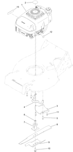 Engine and Blade Assembly