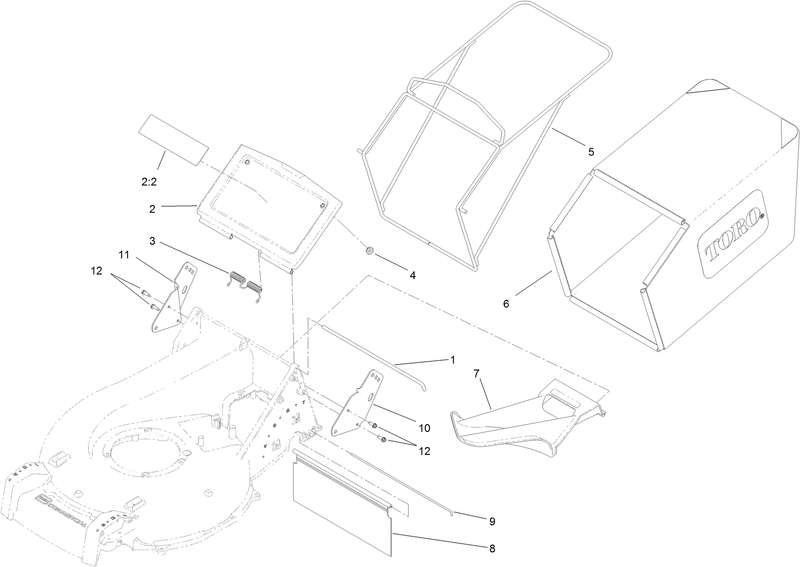 Grass Bag Assembly