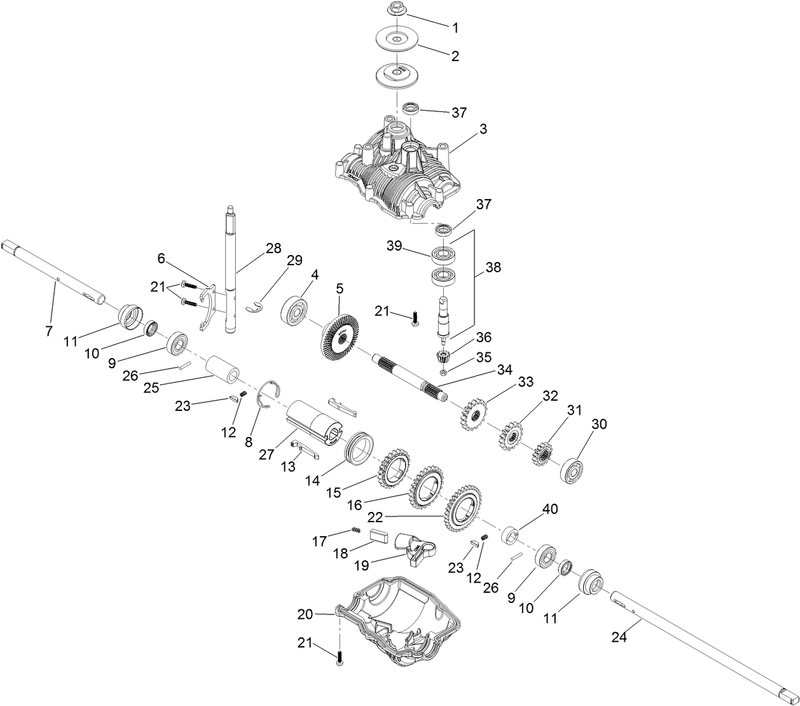 Transmission Assembly No 131 5350