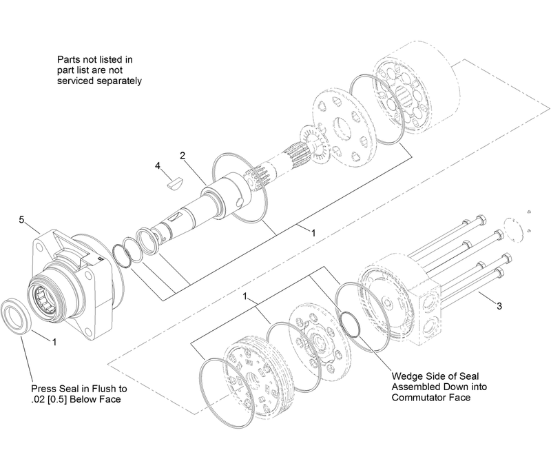Hydraulic Motor Assembly No 106 7654