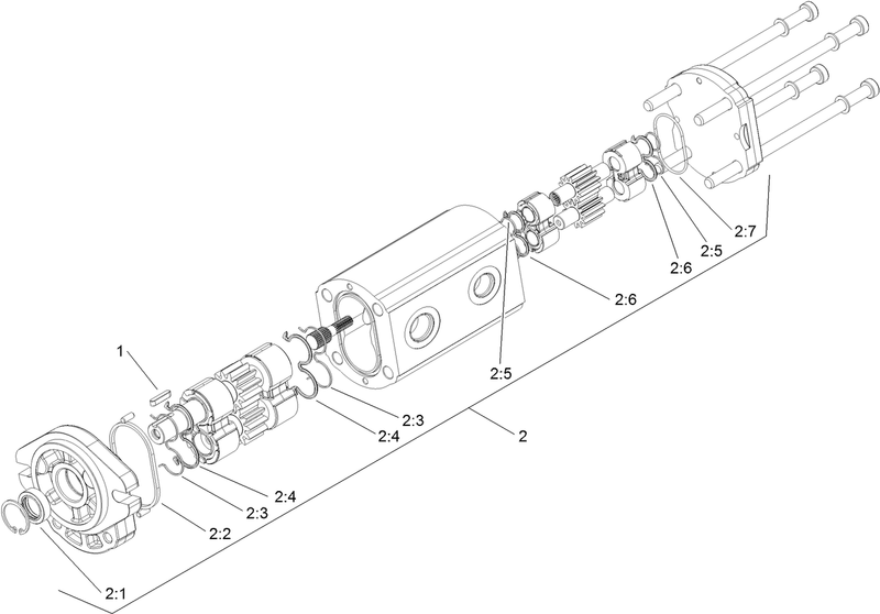 Hydraulic Gear Pump Assembly No 106 7650