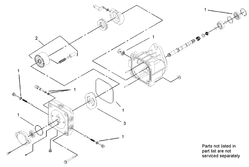Hydraulic Pump Assembly No 106 9590 and 106 9591