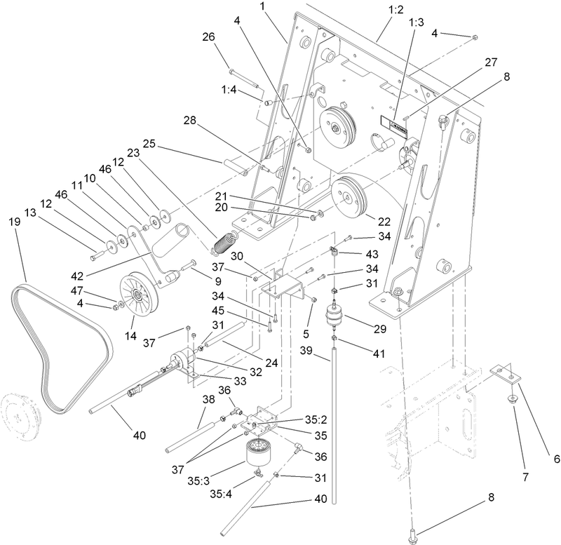 Loader Tower Fuel Pump and Drive Assembly