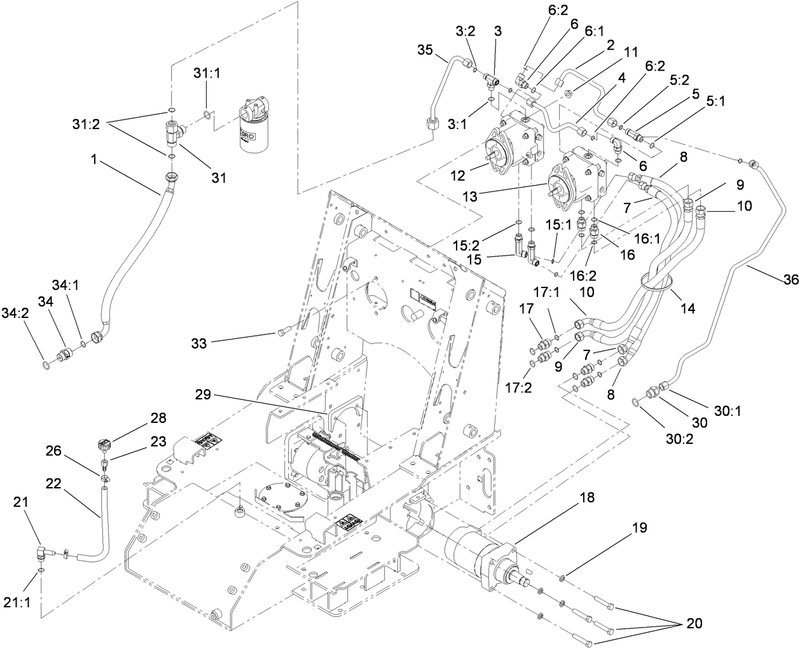 Traction Hydraulic Assembly