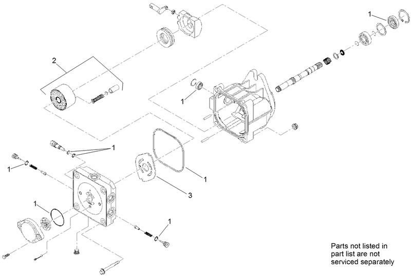 Hydraulic Pump Assembly No 106 9590 and 106 9591