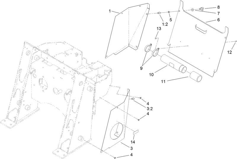 Rear Access Cover Assembly