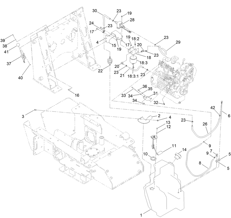 Fuel Tank Fuel Pump and Filter Assembly
