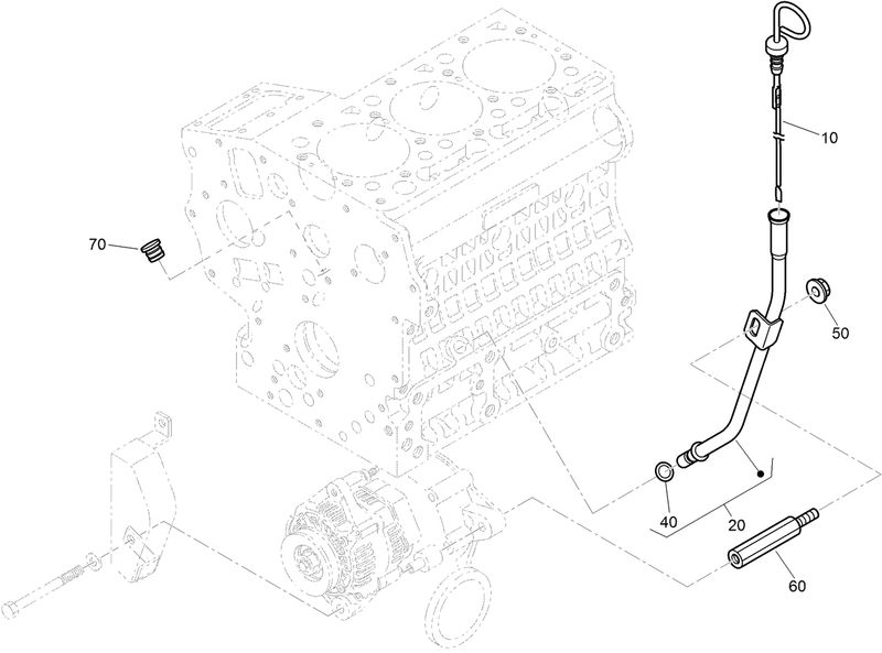 Dipstick and Guide Assembly