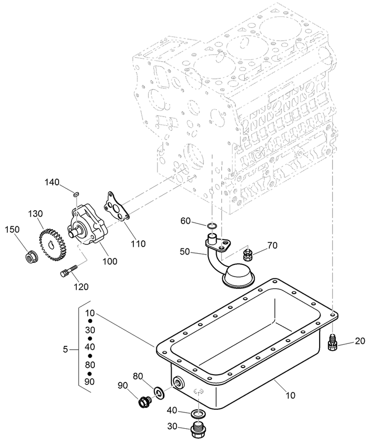 Oil Pan and Oil Pump Assembly