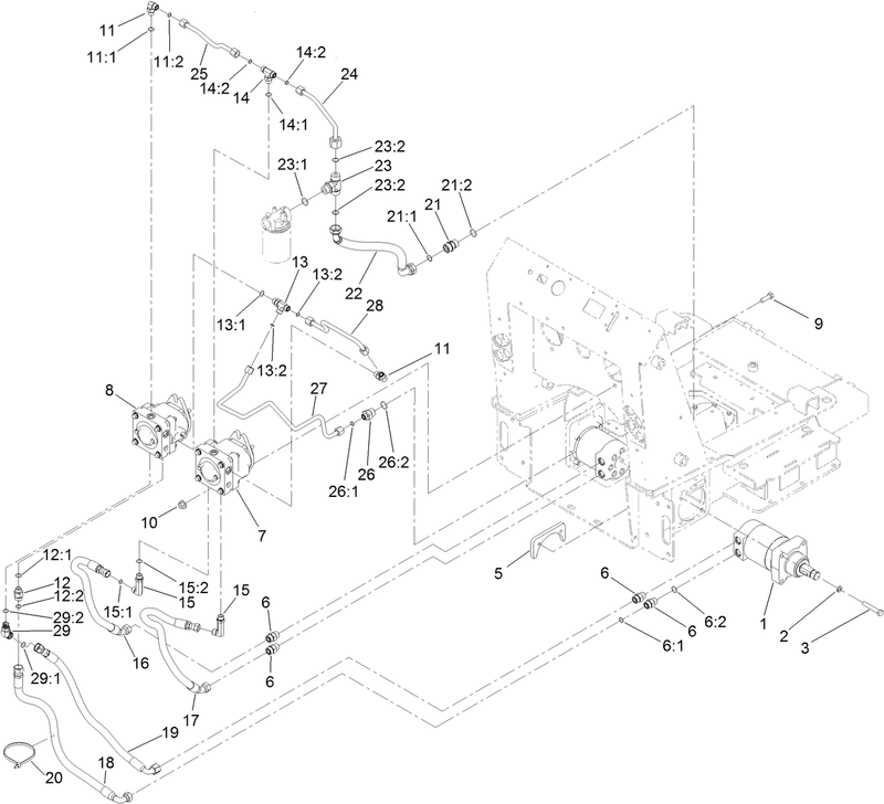 Traction Hydraulic Assembly
