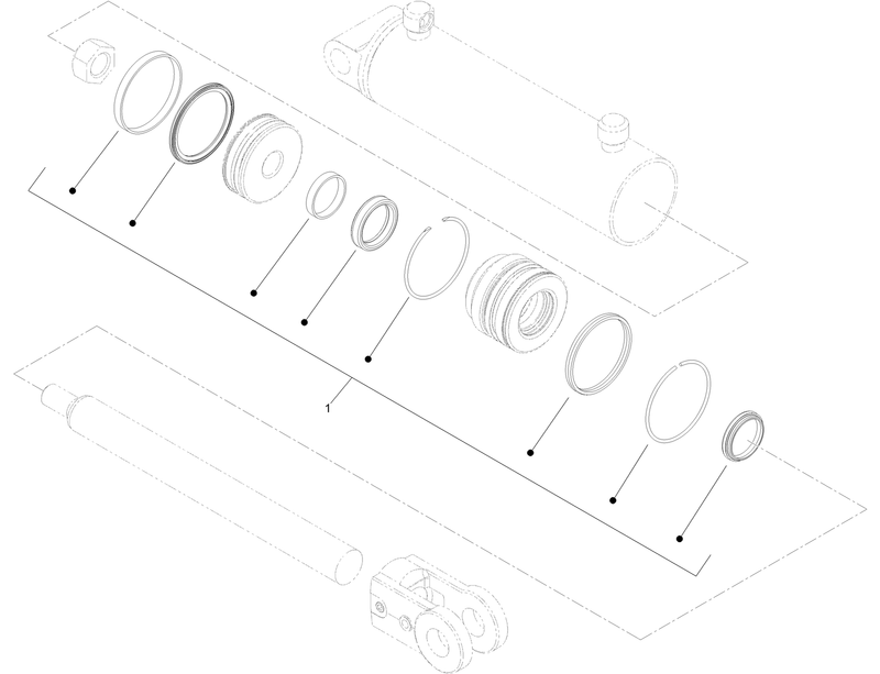 Hydraulic Cylinder Assembly No 139 0778