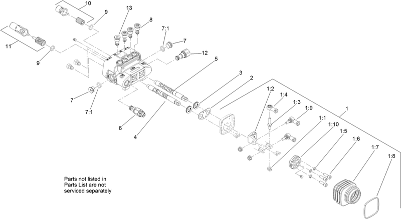 2 Spool Valve Assembly No 130 7710