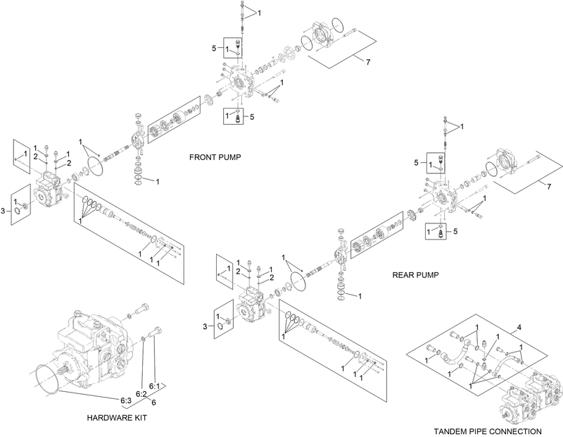 Tandem Pump Assembly No 138 0767