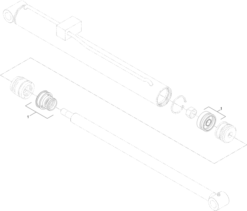Hydraulic Cylinder Assembly No 130 5176
